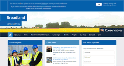 Desktop Screenshot of broadlandconservatives.org.uk
