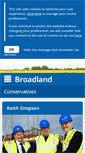 Mobile Screenshot of broadlandconservatives.org.uk